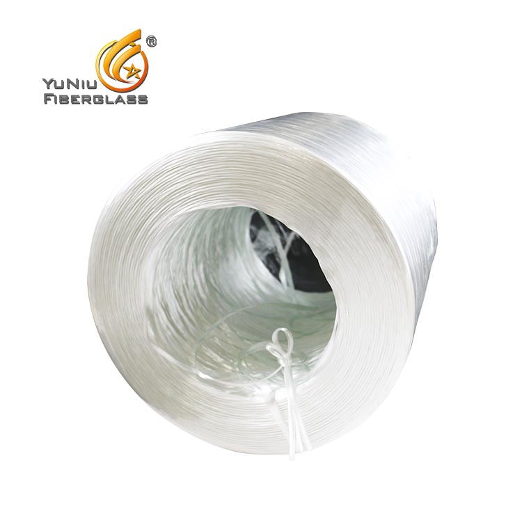 Roving directo de fibra de vidrio gfrp fabricado en China, fibra de vidrio e/roving directo de fibra de vidrio para carcasa de tanque