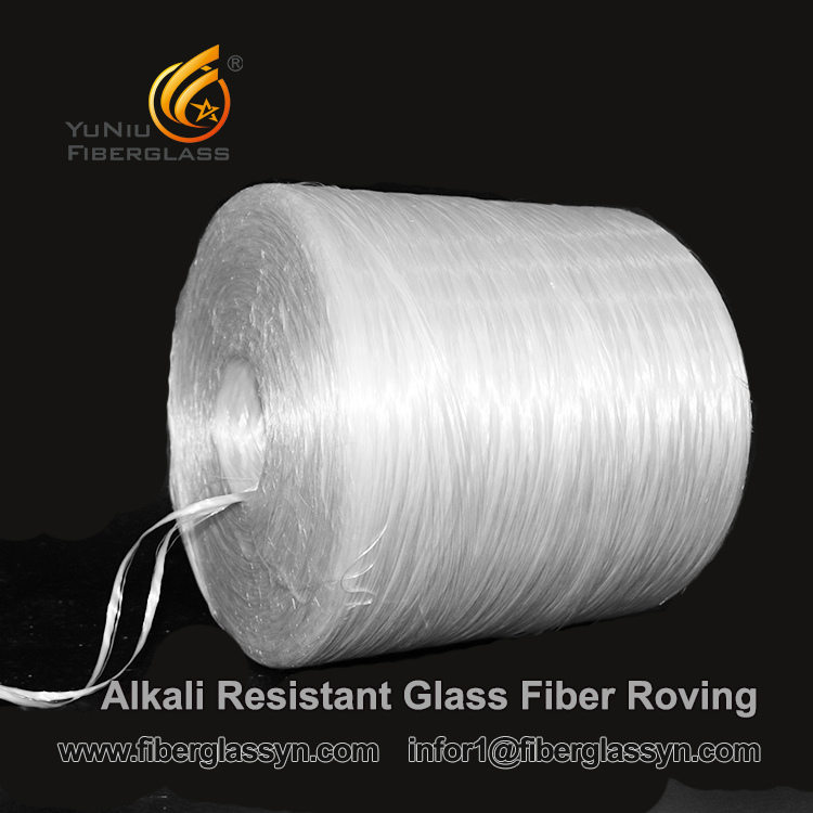 Precio de fábrica 300-2400tex Roving resistente a los álcalis de fibra de vidrio de alta resistencia mecánica