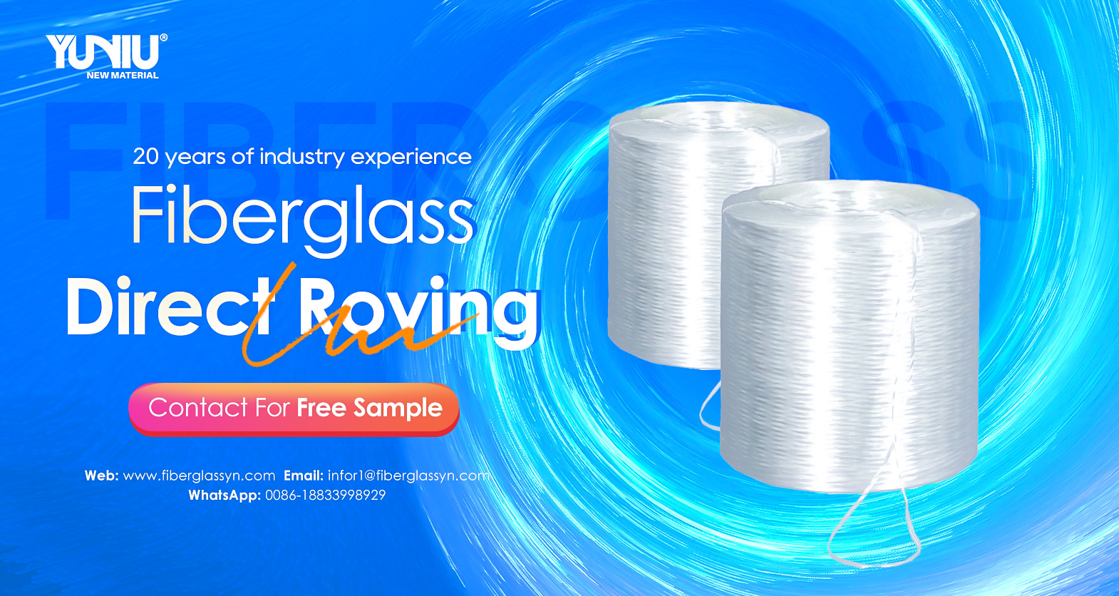 Roving directo de fibra de vidrio de alta calidad 2400Tex/4800tex/9600Tex para tubería de alta presión Roving directo de fibra de vidrio para tubería de alta presión