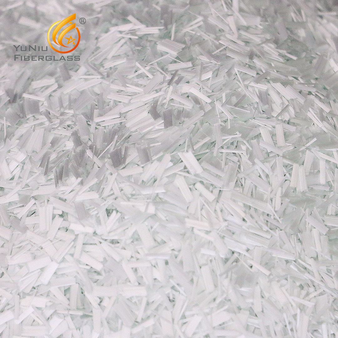 Hilos cortados de fibra de vidrio de alta resistencia para PA/PP reforzado con fibra de vidrio 
