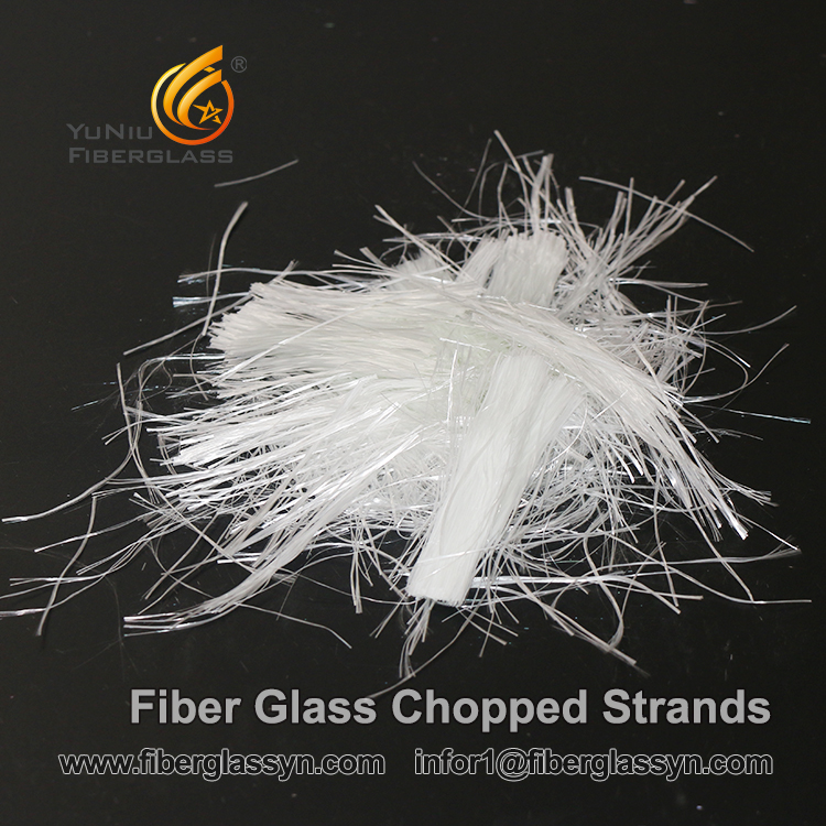 Alta calidad y uso práctico en hebras picadas de fibra de vidrio de hormigón para estera de agujas
