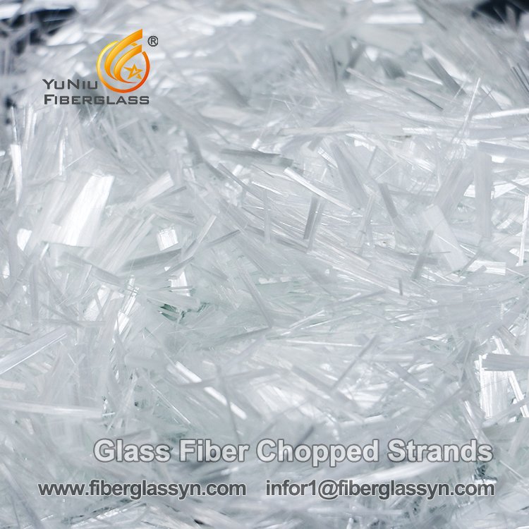Hilos picados de fibra de vidrio E-glass de alta resistencia mecánica de venta caliente