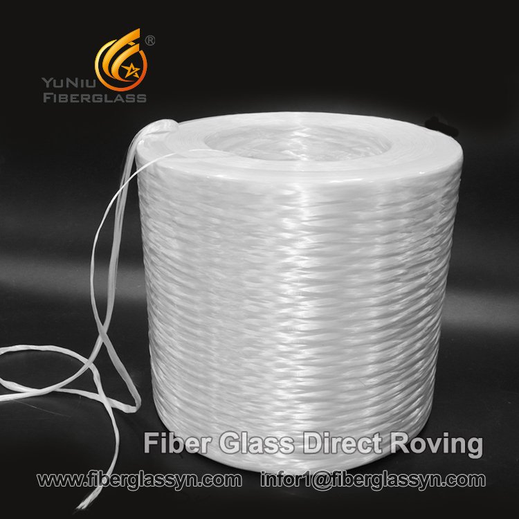 Roving directo de fibra de vidrio YUNIU 386T 1200 Tex para Roving tejido en Israel