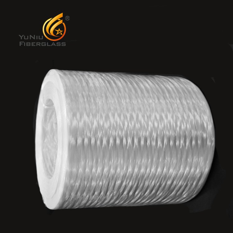 Roving directo de fibra de vidrio YUNIU para bobinado de filamentos, pultrusión y tejido en China