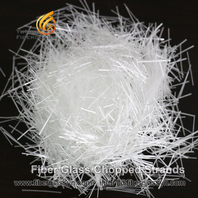 hilos tajados fibra de vidrio resistente del álcali de 12m m