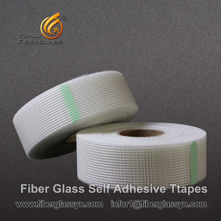 Cinta autoadhesiva de fibra de vidrio de uso conjunto de placas de yeso de alta calidad
