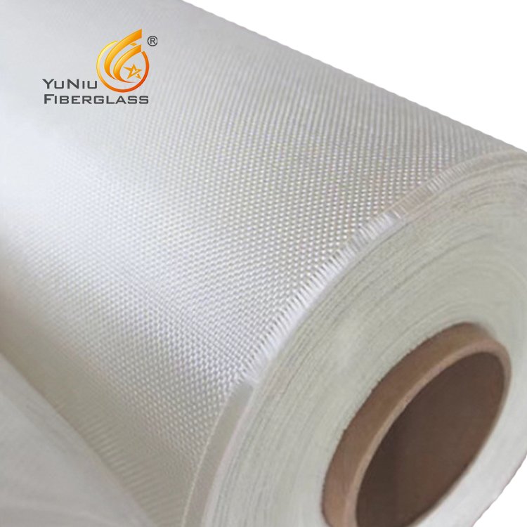 Fabricante al por mayor utilizado para la colocación manual de productos grandes de FRP Tela de tejido liso de fibra de vidrio