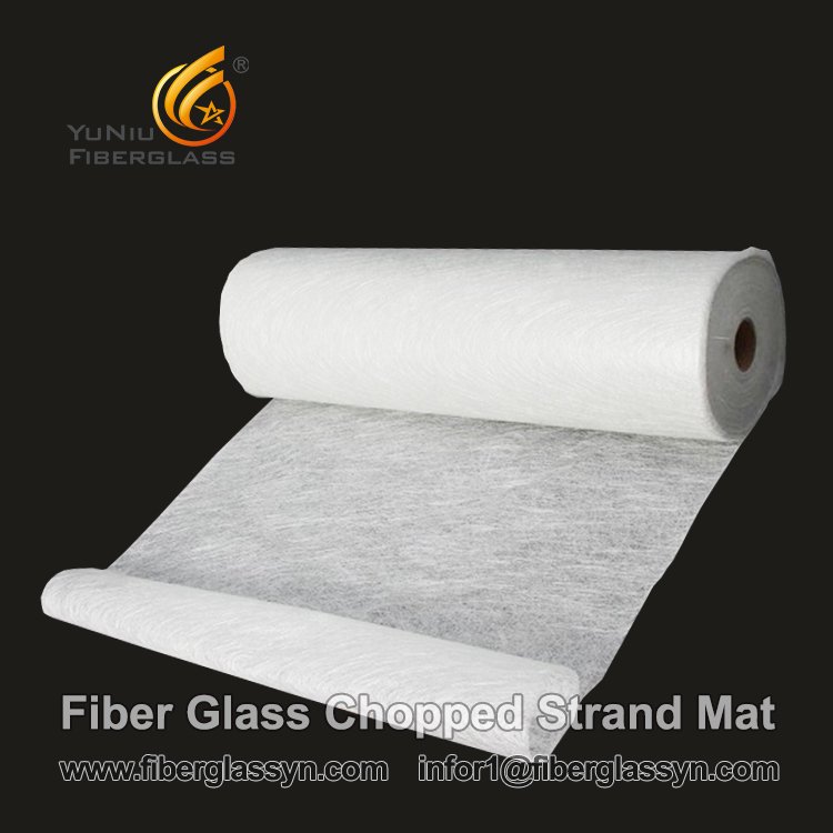 E-Glass Emulsion Bonded 300g/450g Tapete de hebras cortadas de fibra de vidrio para astillero 