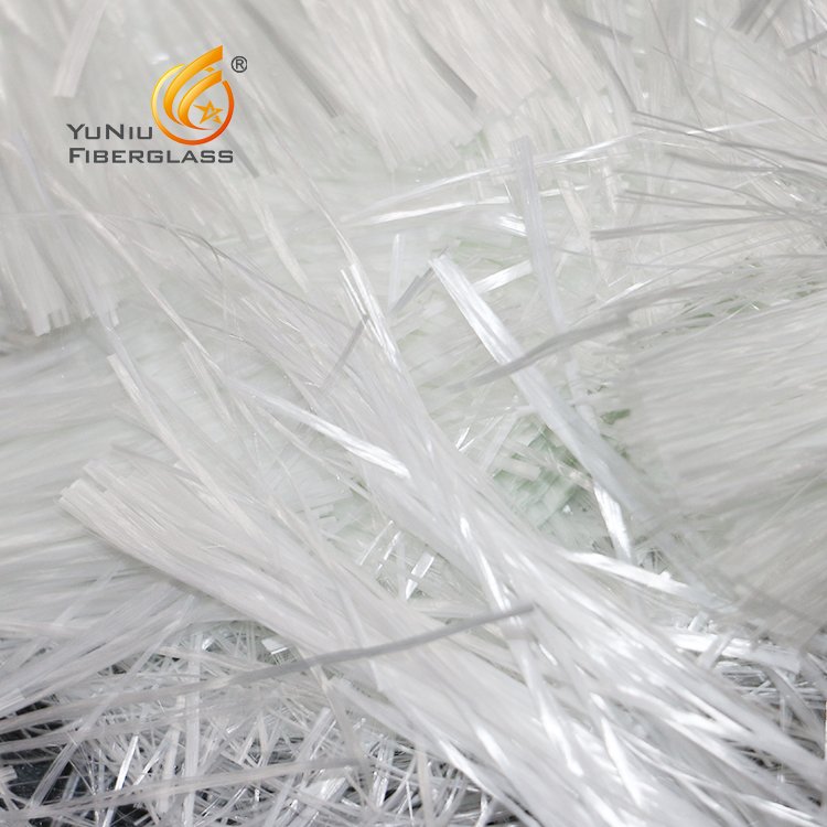 Hilo picado de fibra de vidrio con alto contenido de sílice de suministro de fábrica para alfombrilla de aguja