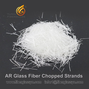 Hebras cortadas de fibra de vidrio de 12 mm de vidrio electrónico en línea al por mayor para cemento 