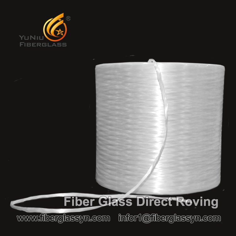 Roving de fibra de vidrio E Glass Roving directo para bobinado de filamentos en Indonesia